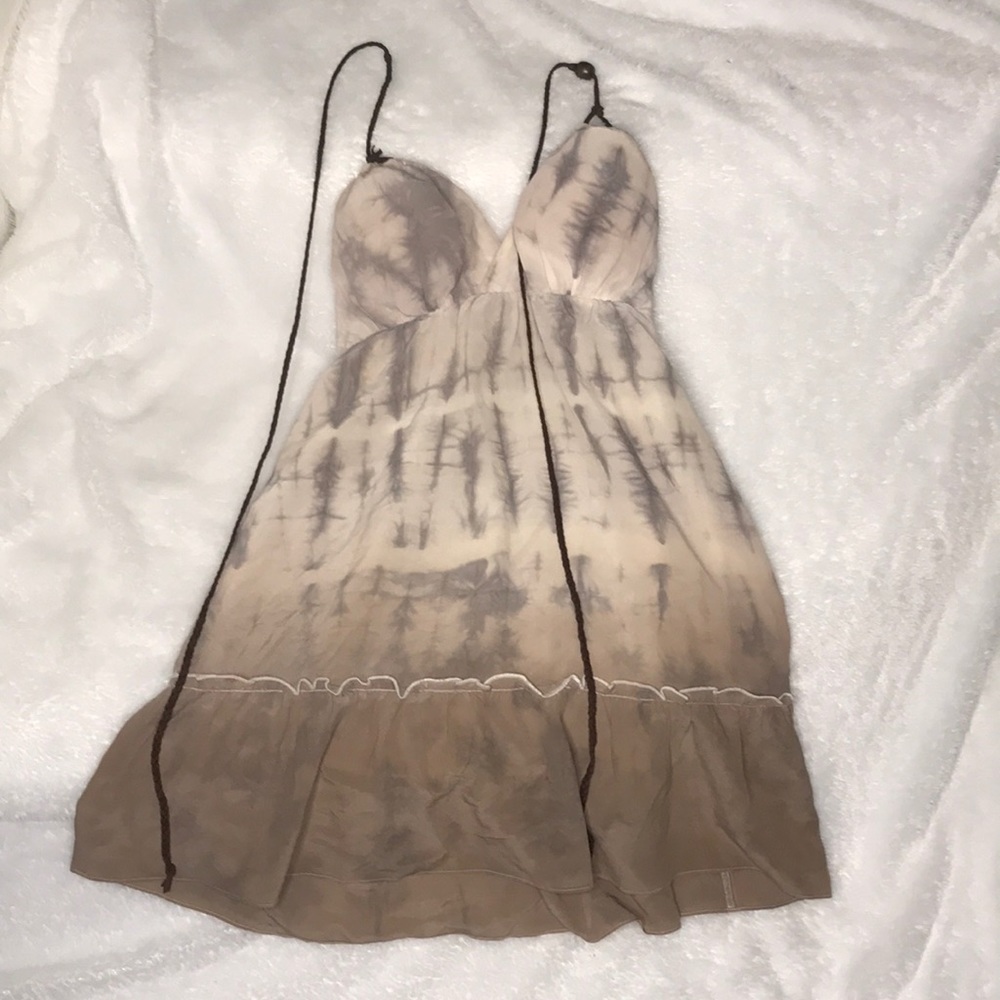 Guess grayish brown tie dye dress. Size 3.